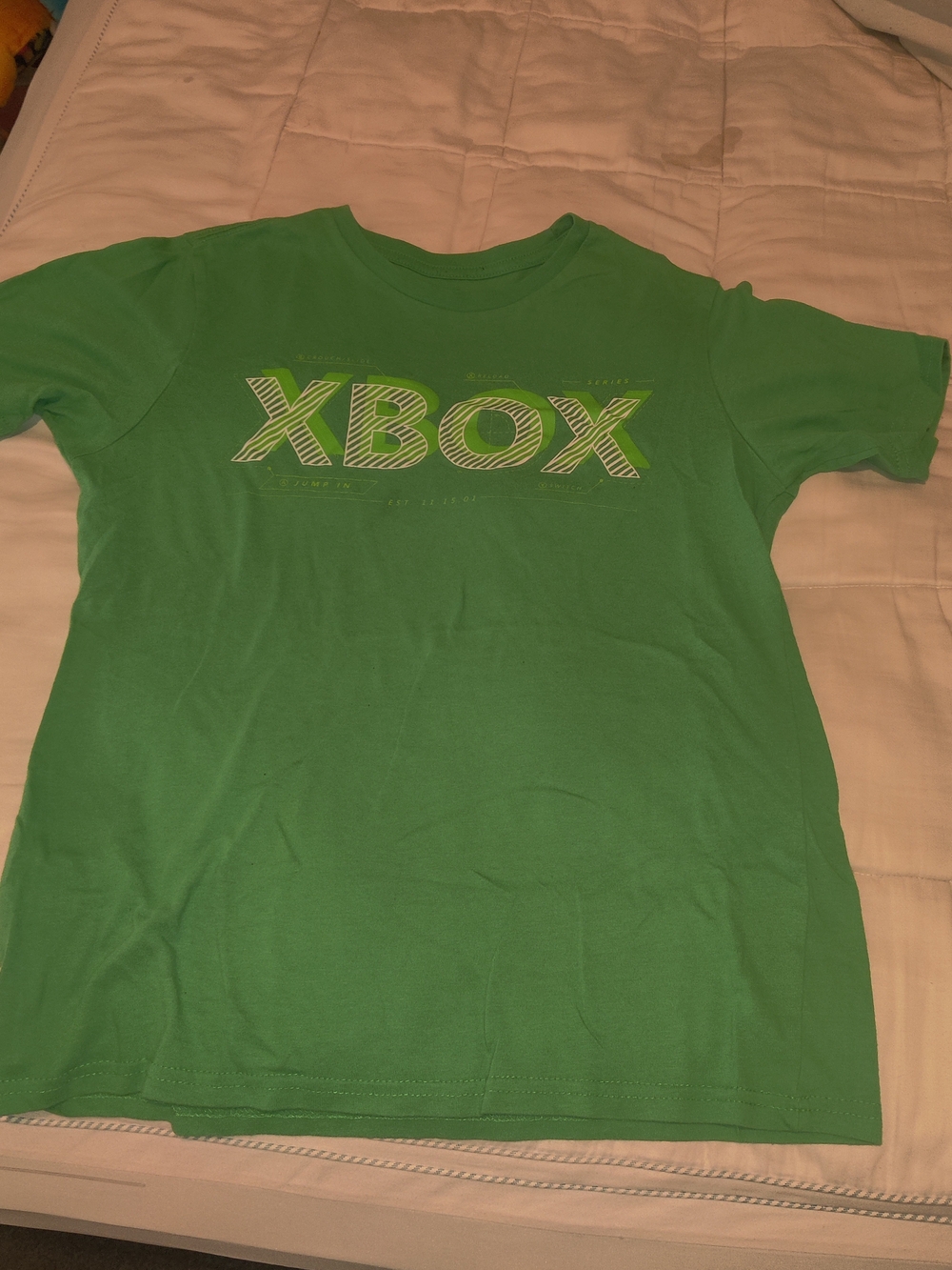 X-Box Official Logo Green Kids T-Shirt